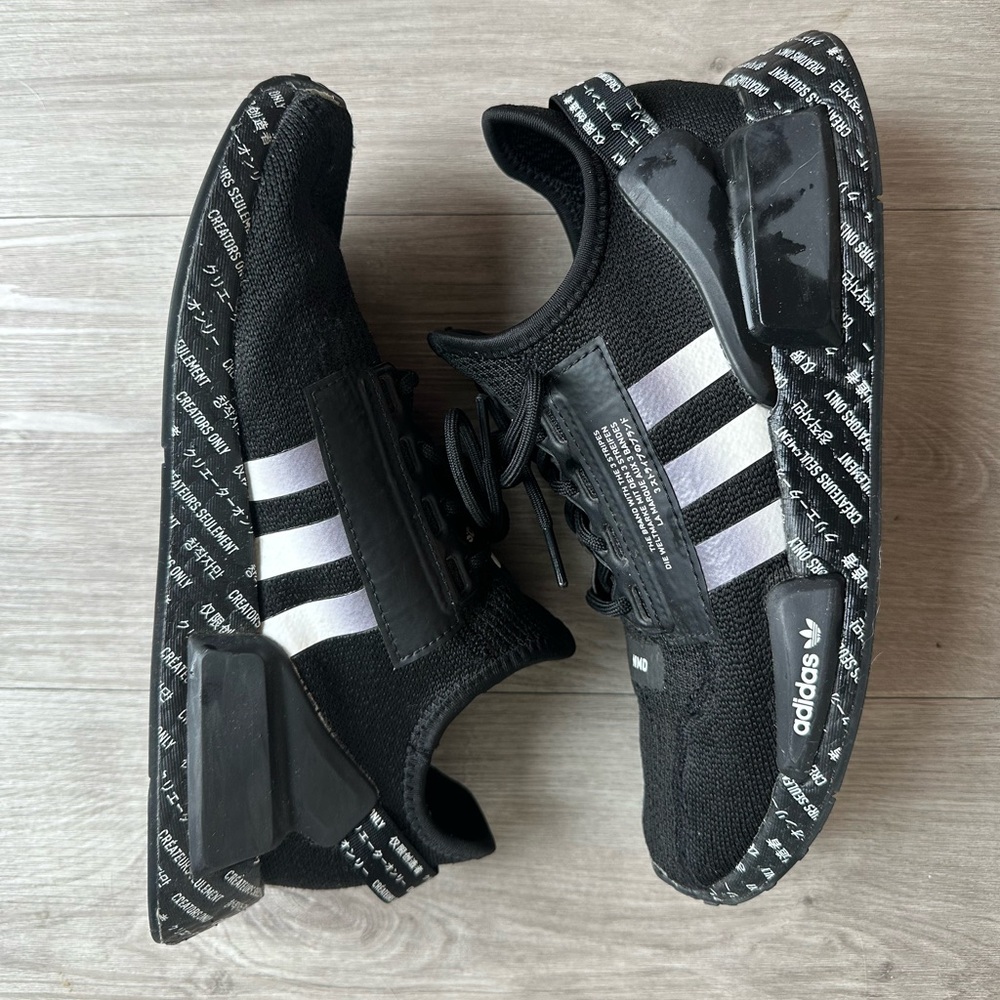 Adidas NMD R1 V2 Script Black